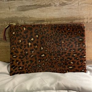 Madewell Leather Pouch Clutch